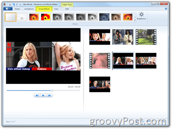 Microsoft Windows Live Movie Maker - Cum să faci filme de acasă Madonna
