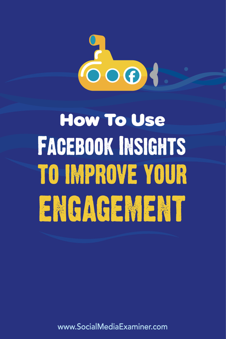 Cum să utilizați Facebook Insights pentru a vă îmbunătăți angajamentul: examinator de rețele sociale