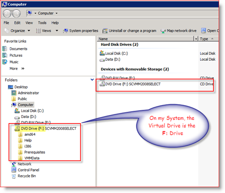 Exemplu de montaj ISO MagicISO Virtual Drive pe Windows Server 2008