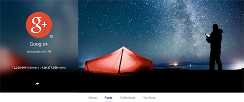 google + copertă și imagine de profil exemplu