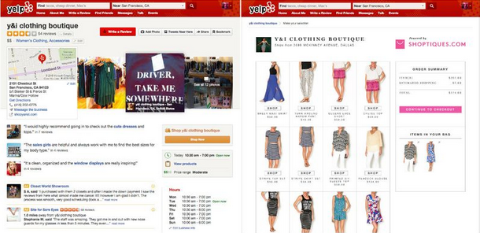 Yelp și Shoptiques.com sunt partenere pentru a aduce Boutique Shoping pe platforma Yelp