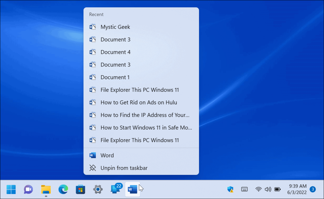 Liste de acces pe Windows 11