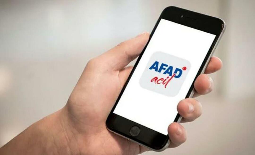 Ce este aplicația de apel de urgență AFAD? Ce face aplicația de apel de urgență AFAD?