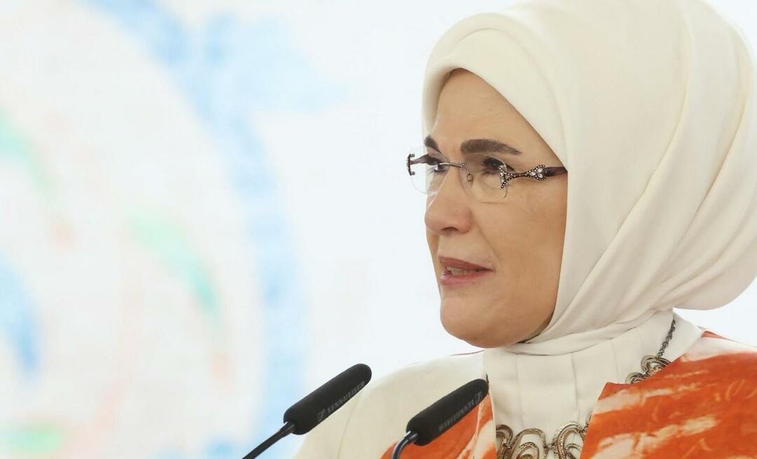 Postul „Ziua Internațională a Drepturilor Femeii” de la Prima Doamnă Erdoğan!