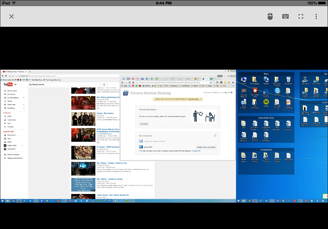 remotoarea pe computerul Windows 8.1