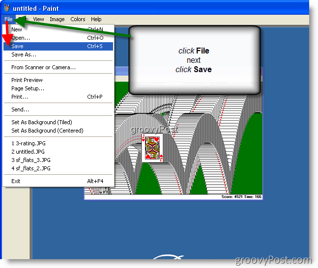 Faceți o captură de ecran în Windows XP
