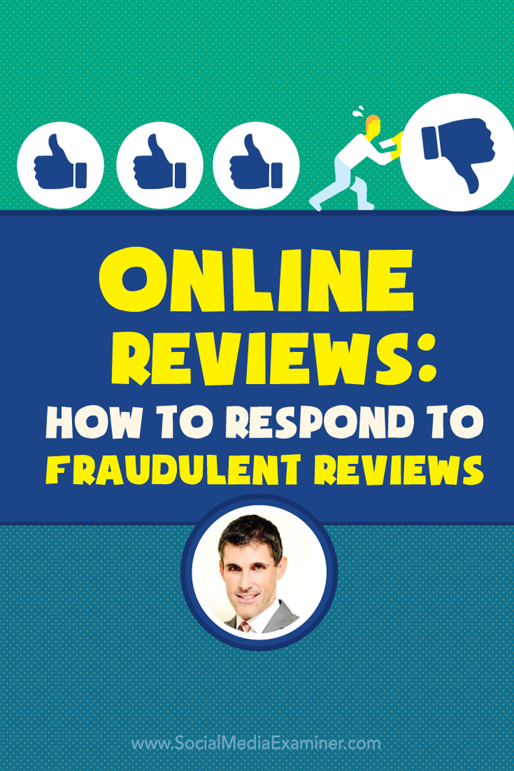 Recenzii online: Cum să răspundeți la recenziile frauduloase: examinator de rețele sociale