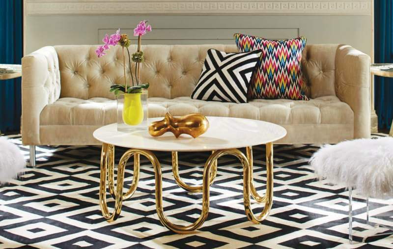Nouă tendință în decor: mobilier auriu