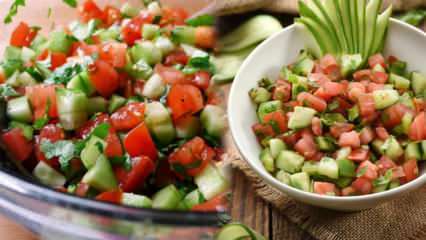 Reteta usoara si delicioasa de salata dietetica: Cum se face salata de cioban? Calorii din salata ciobanului