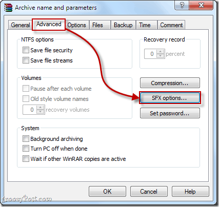 Creați instalatori offline folosind o arhivă de extragere automată WinRAR