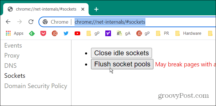 Remediați ERR_SPDY_PROTOCOL_ERROR în Chrome