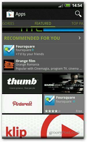 Google Play Store link-uri recomandate pentru aplicații