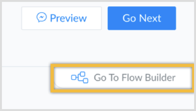 Comutați la Flow Builder.