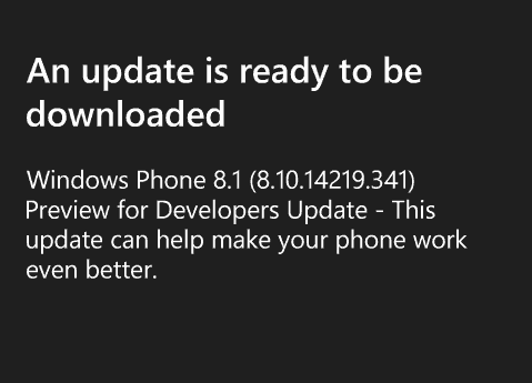 Windows Phone 8_1_Uddate