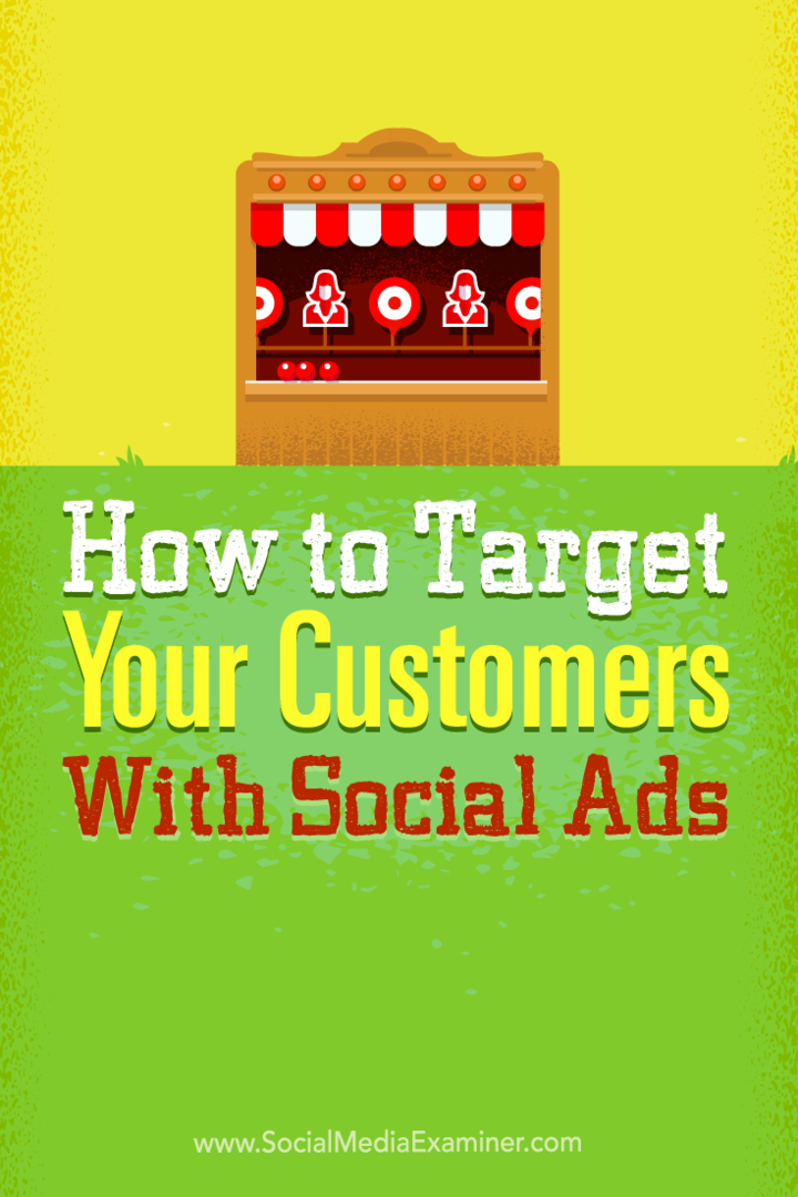 Cum să vă vizați clienții cu anunțuri sociale: Social Media Examiner