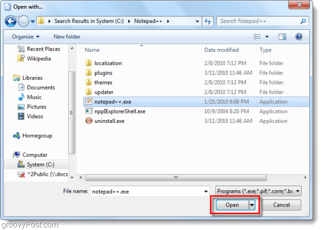 Cum să adăugați asociații de programe la tipuri de fișiere în Windows 7