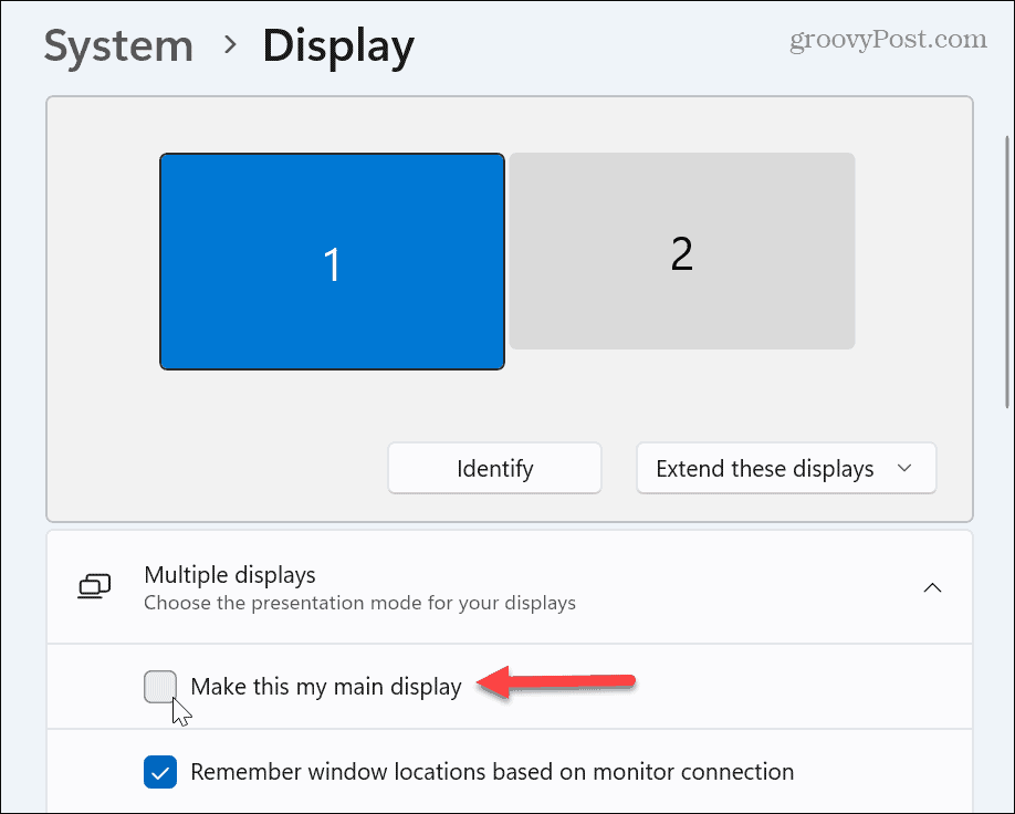 Duplicați pictograme de pe desktop pe monitor dublu 
