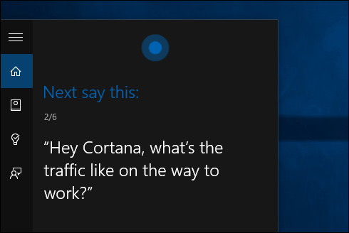 Train Voice Cortana Windows 10
