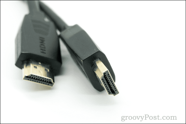 Exemplu de cablu HDMI