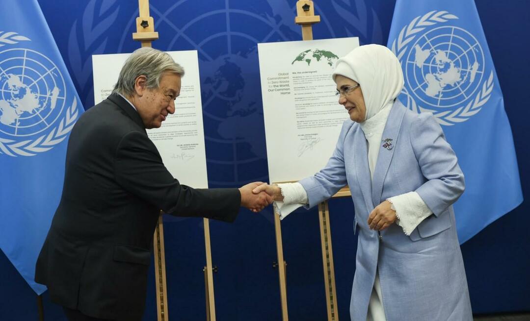 O declarație de bunăvoință a fost semnată la ONU pentru proiectul lui Emine Erdoğan care dă exemplu lumii!