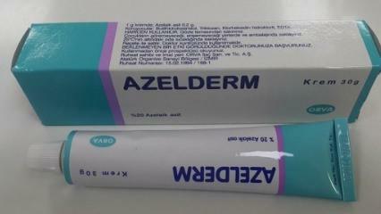Ce face crema Azelderm? Cum se utilizează crema Alzerderm? Pret crema Azelderm