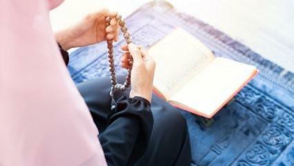 Cum să faci tasbih de rugăciune? Rugăciunile și dhikr-ul să fie recitate după rugăciune