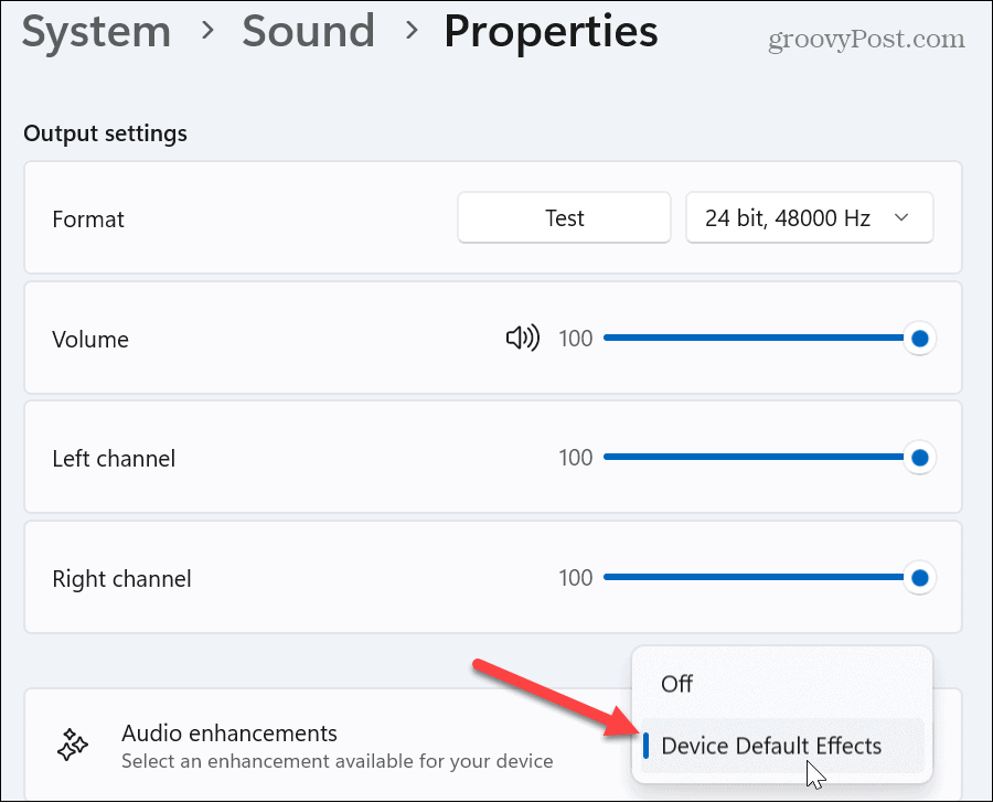 Resetați setările audio pe Windows 11