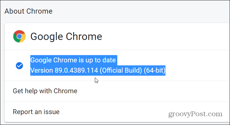 versiunea Chrome