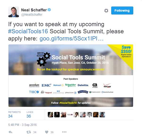 tweet neal schaffer