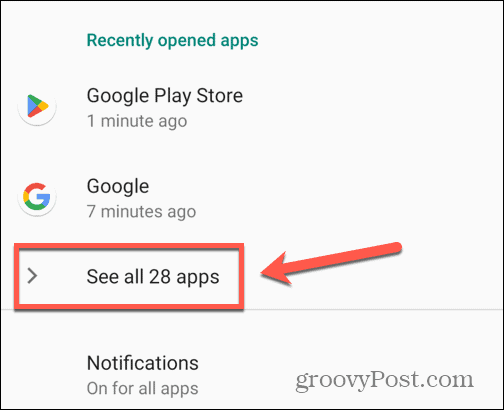 Android vezi toate aplicațiile