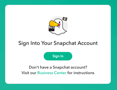 Conectați-vă cu datele de conectare Snapchat.