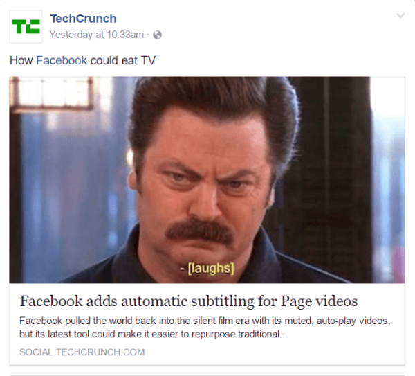 Facebook extinde subtitrarea video automată la paginile Facebook din SUA în limba engleză.