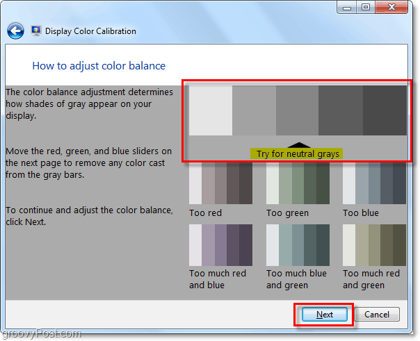culorile nuetrale pentru Windows 7 sunt prezentate în exemplu, încercați să le potriviți