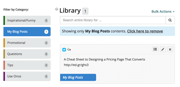 Faceți clic pe filtrul Postări pe blogul meu pentru a vedea numai postările din categoria respectivă.