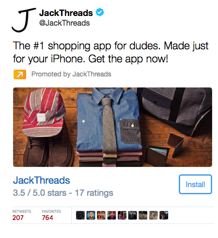 jack threads app instalare card tweet
