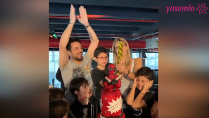 Çağla Șıkel și Emre Altuğ au sărbătorit ziua de naștere a fiului lor!