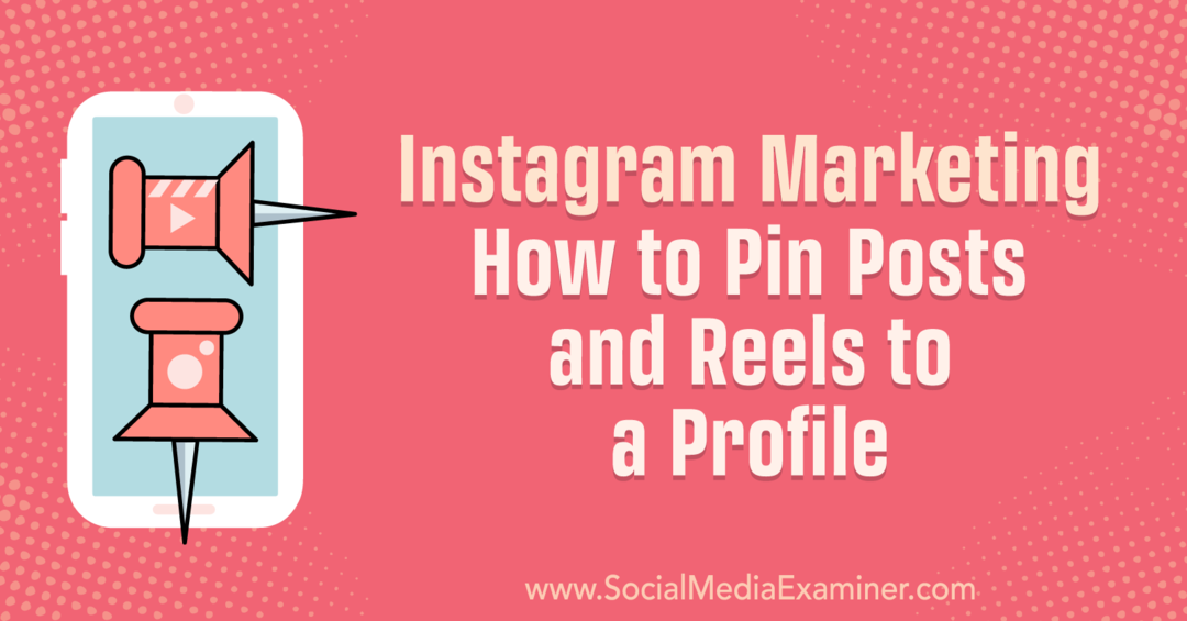 Instagram Marketing: Cum să fixați postări și role la un examinator de profil-rețele sociale