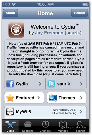 Bine ați venit la Cydia