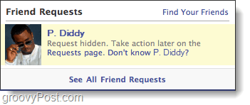 facebook cerere prietenă ascunsă