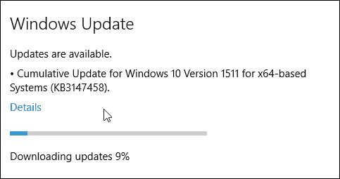 Actualizare cumulată Windows 10 KB3147458