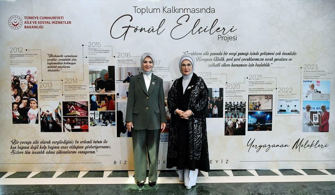 Emine Erdoğan este la Programul Ambasadorilor Voluntari în Dezvoltarea Comunitară!