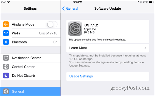 Apple lansează iOS 7.1.2 Actualizare software