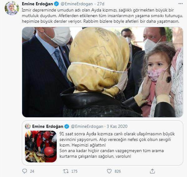 Distribuirea „Ayda” de la prima doamnă Erdoğan!