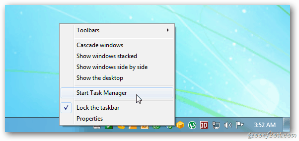Deschide Task Manager