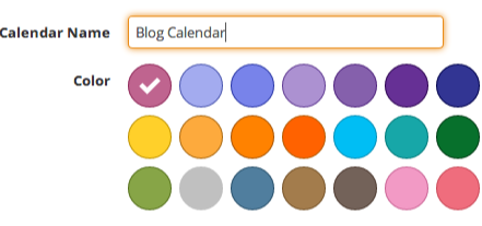 opțiuni de culoare pentru calendare în divvyhq