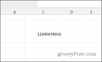 notație standard excel