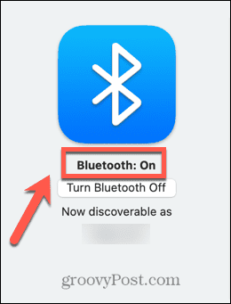 mac bluetooth activat
