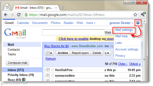 Cum să faceți backup pentru Gmail pe computer utilizând modul Gmail offline