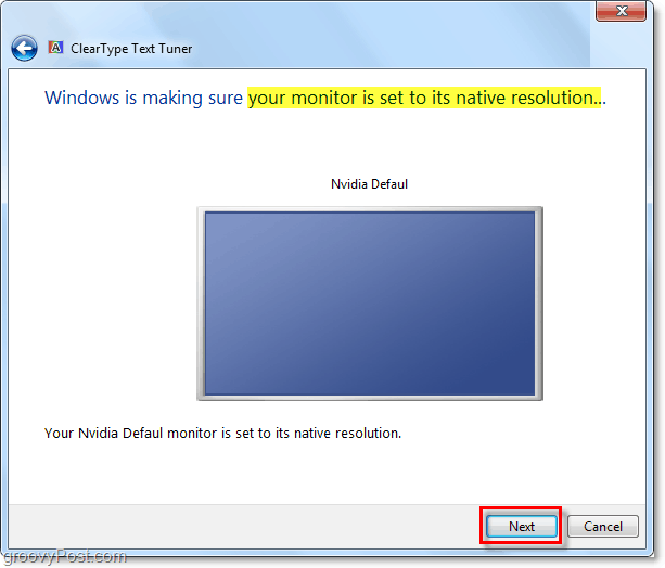 asigurați-vă că monitorul dvs. Windows 7 este setat la rezoluția sa nativă