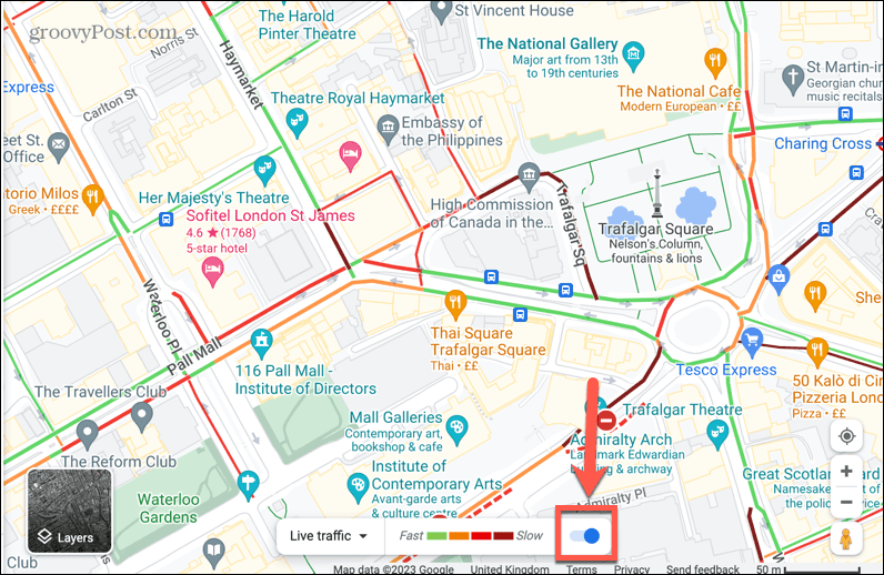 comutare trafic live google maps